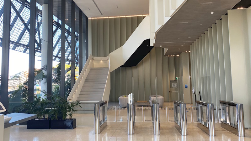 A office building foyer, one of the many film locations available from Qld Film Locations